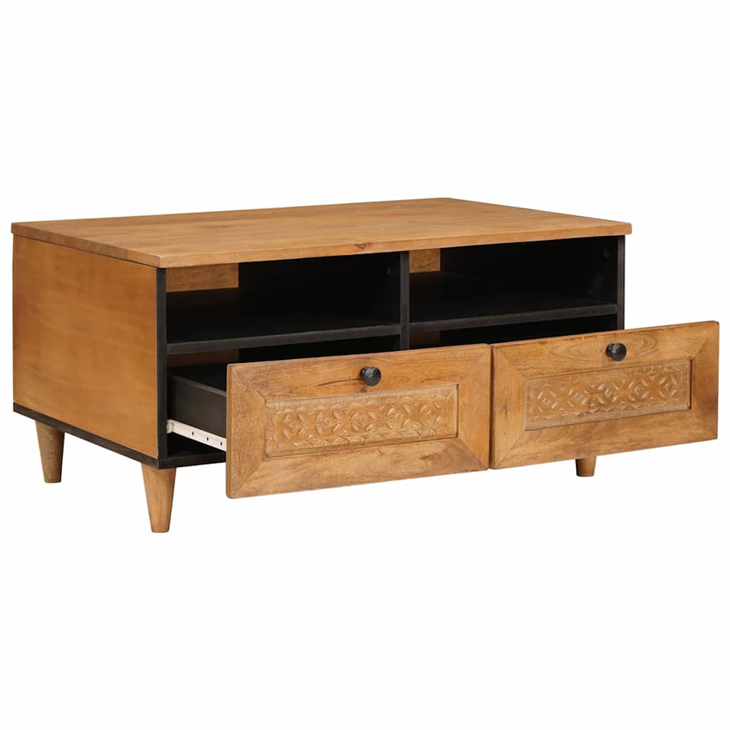 vidaXL Salontafel Lichtbruin 80 x 54 x 40 cm Massief acaciahout