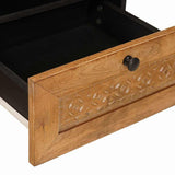 vidaXL Salontafel Lichtbruin 80 x 54 x 40 cm Massief acaciahout