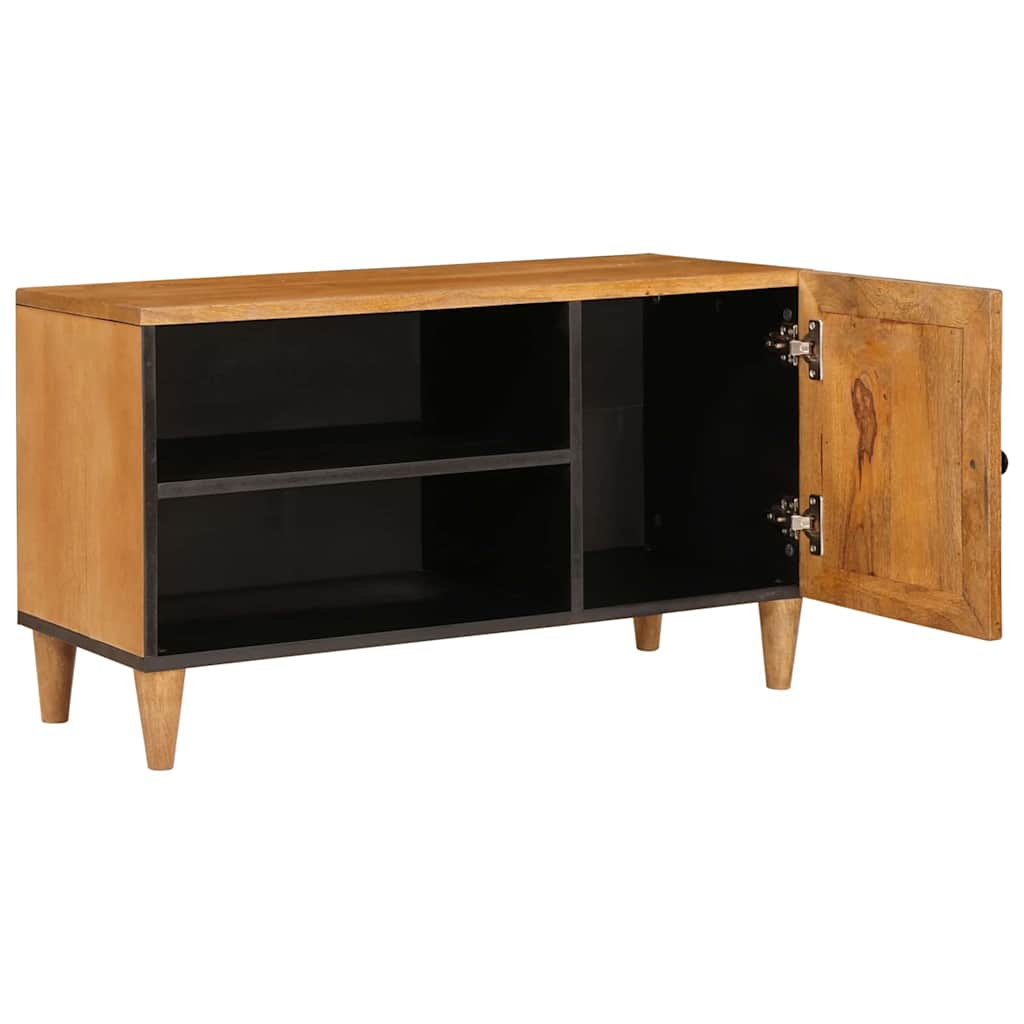 vidaXL TV Eenheden met plank Lichtbruin 80 x 33 x 46 cm Bewerkt hout