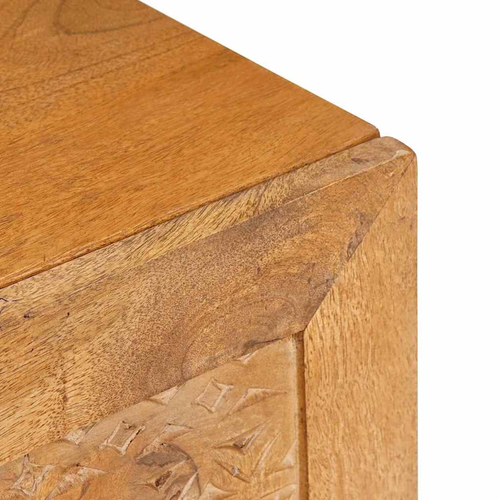 vidaXL TV Eenheden met plank Lichtbruin 80 x 33 x 46 cm Bewerkt hout
