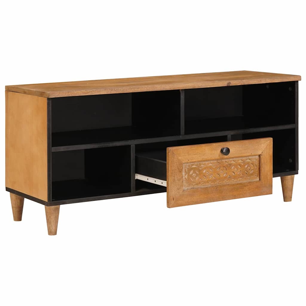 vidaXL TV Cabinets with Drawer Light Brown 105 x 33 x 46 cm Engineered Wood