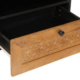 vidaXL TV Eenheden met lade Lichtbruin 80 x 33 x 46 cm Bewerkt hout
