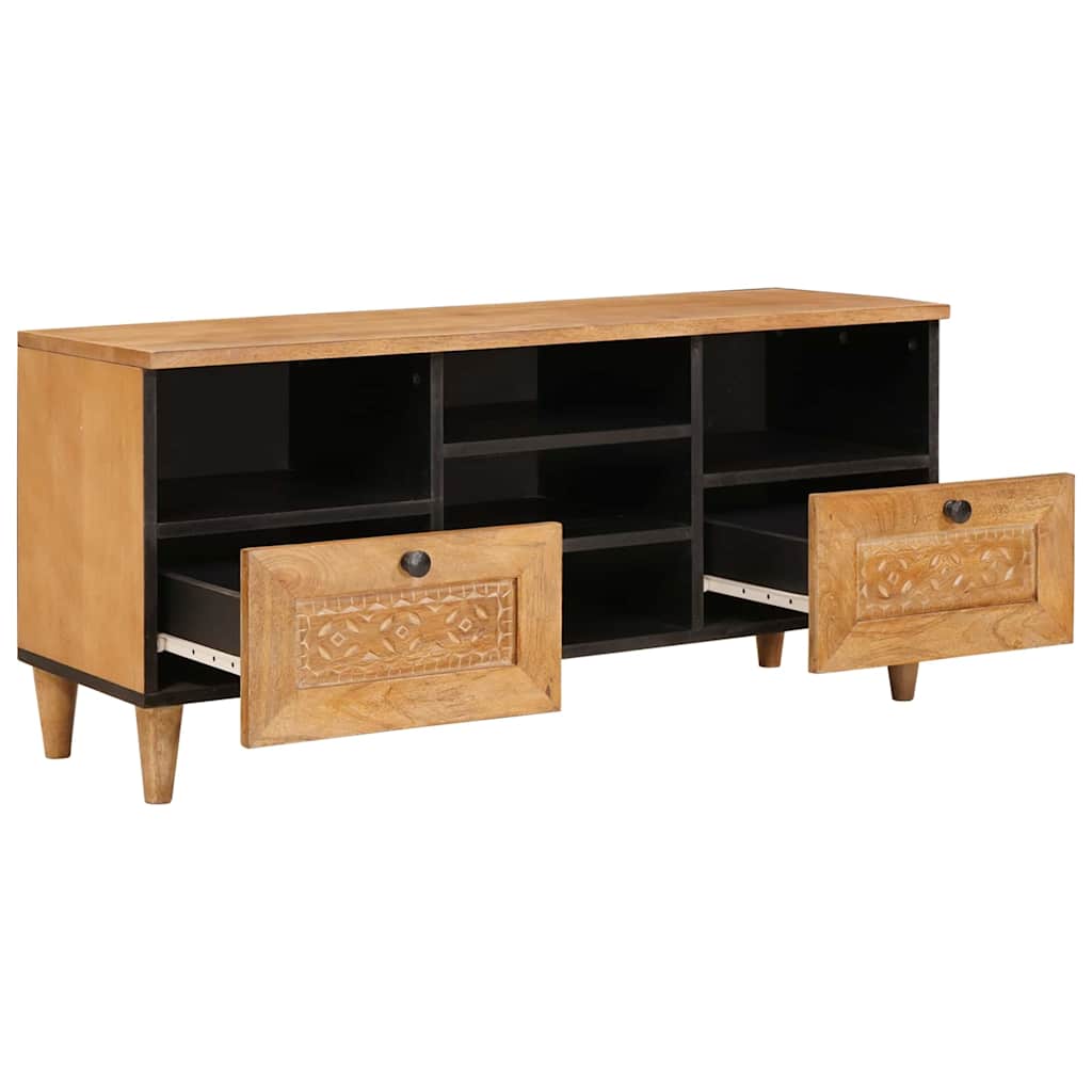 vidaXL TV Eenheden met lade Lichtbruin 100 x 33 x 46 cm Bewerkt hout