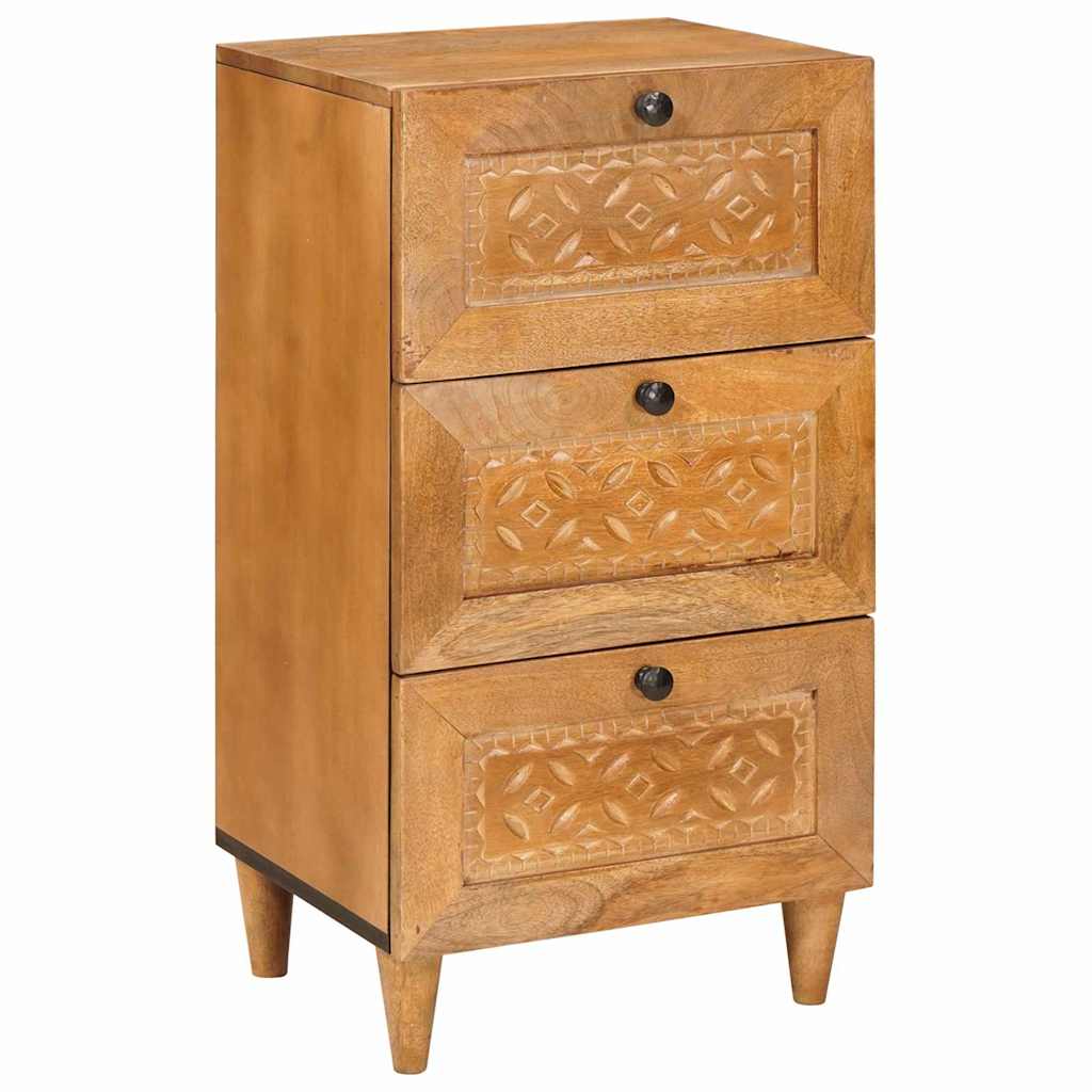 vidaXL Dressoir met lade Lichtbruin 33,5 x 40 x 75 cm