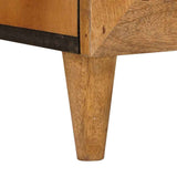 vidaXL Dressoir met lade Lichtbruin 33,5 x 40 x 75 cm