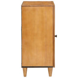 vidaXL Dressoir Lichtbruin Massief mangohout en engineered hout