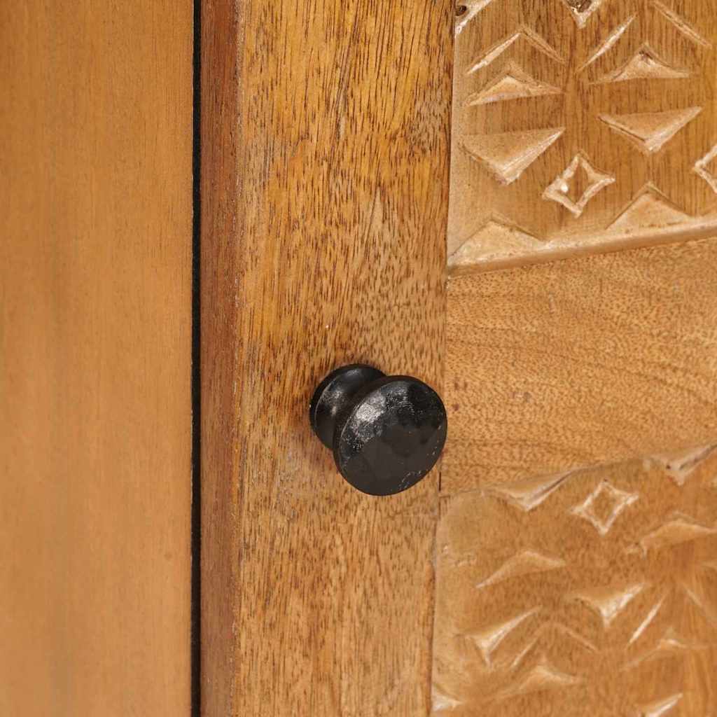 vidaXL Dressoir Lichtbruin Massief mangohout en engineered hout