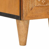 vidaXL Dressoir Lichtbruin Massief mangohout en engineered hout