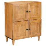 vidaXL Dressoir 60 x 33 x 75 cm Massief Mango Hout
