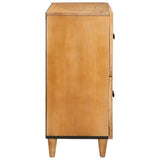 vidaXL Dressoir 60 x 33 x 75 cm Massief Mango Hout
