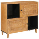 vidaXL Dressoir Lichtbruin 33.5 x 80 x 75 cm
