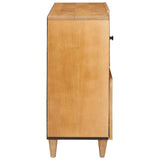 vidaXL Dressoir Lichtbruin 33.5 x 80 x 75 cm