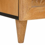 vidaXL Dressoir Lichtbruin 33.5 x 80 x 75 cm