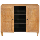 vidaXL Dressoir Lichtbruin 33.5 x 90 x 75 cm