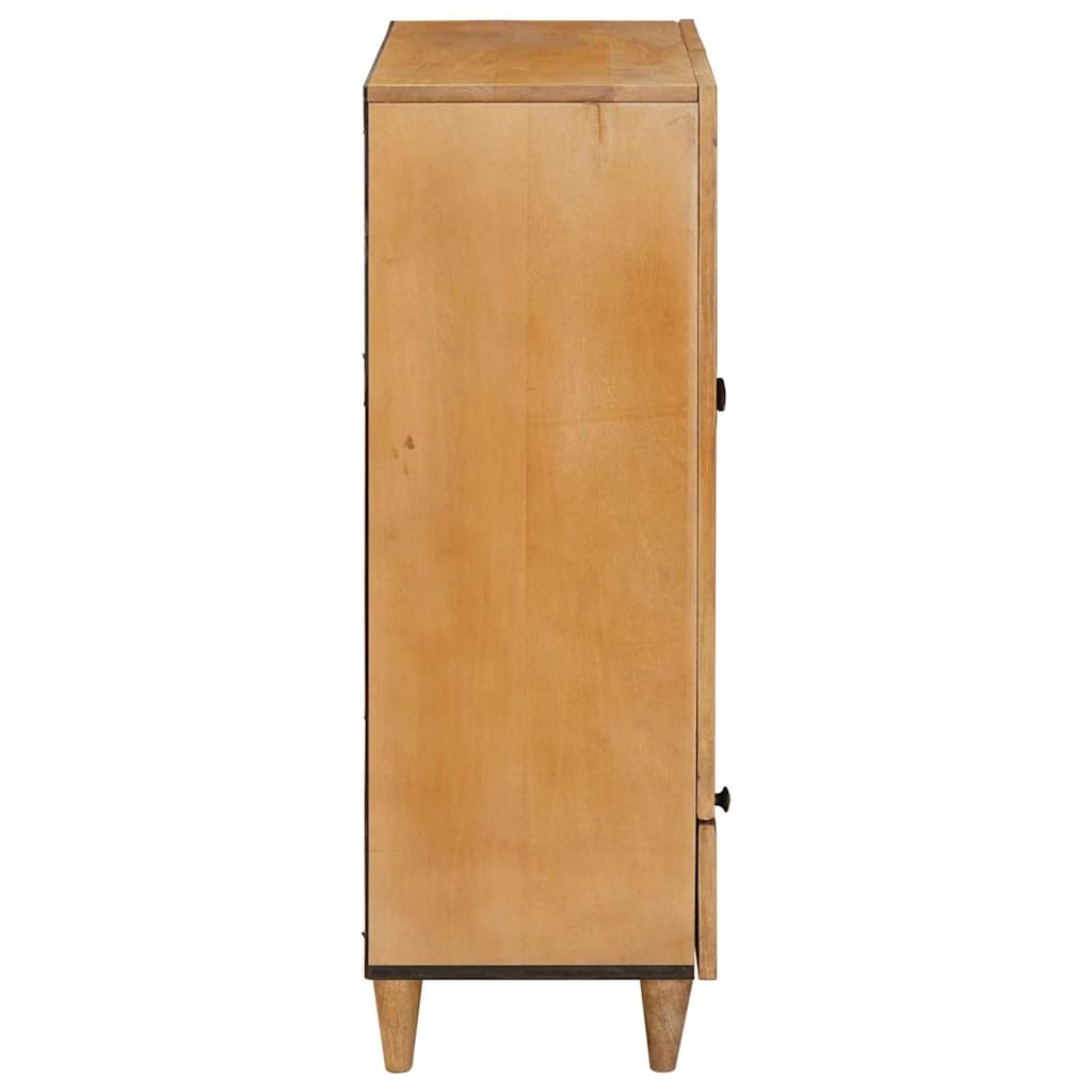 vidaXL Highboard Lichtbruin 60 x 33 x 100 cm massief mangohout
