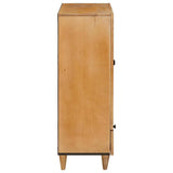 vidaXL Highboard Lichtbruin 60 x 33 x 100 cm massief mangohout