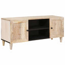 vidaXL TV Eenheden Lichtbruin 105 x 33 x 46 cm Massief Mango Hout