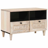 vidaXL TV Cabinets with Drawer Light Brown 70 x 33 x 46 cm Engineered Wood