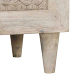 vidaXL Dressoir met lade Lichtbruin 60 x 33 x 75 cm massief mangohout