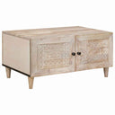 vidaXL Coffee Table Light Brown 80 x 50 x 40 cm Solid Acacia Wood
