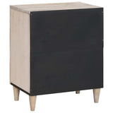 vidaXL Nachtkastje Lichtbruin 50 x 33 x 62 cm Massief acaciahout