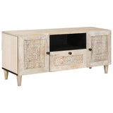 vidaXL TV Eenheden met lade Lichtbruin 105 x 33 x 46 cm Bewerkt hout