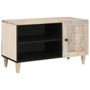 vidaXL TV Eenheden met plank Lichtbruin 80 x 33 x 46 cm Bewerkt hout