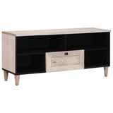vidaXL TV Cabinets with Drawer Light Brown 105 x 33 x 46 cm Engineered Wood