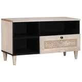 vidaXL TV Eenheden met lade Lichtbruin 80 x 33 x 46 cm Bewerkt hout