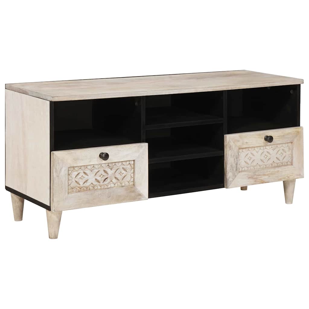 vidaXL TV Eenheden met lade Lichtbruin 100 x 33 x 46 cm Bewerkt hout