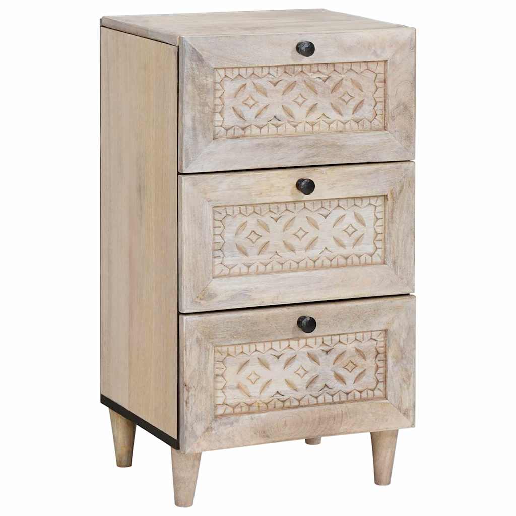 vidaXL Dressoir met lade Lichtbruin 33,5 x 40 x 75 cm