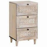 vidaXL Dressoir met lade Lichtbruin 33,5 x 40 x 75 cm