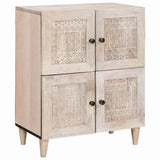vidaXL Dressoir 60 x 33 x 75 cm Massief Mango Hout