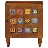 vidaXL Nachtkastje Bruin 40 x 33 x 46 cm Massief Mango Hout