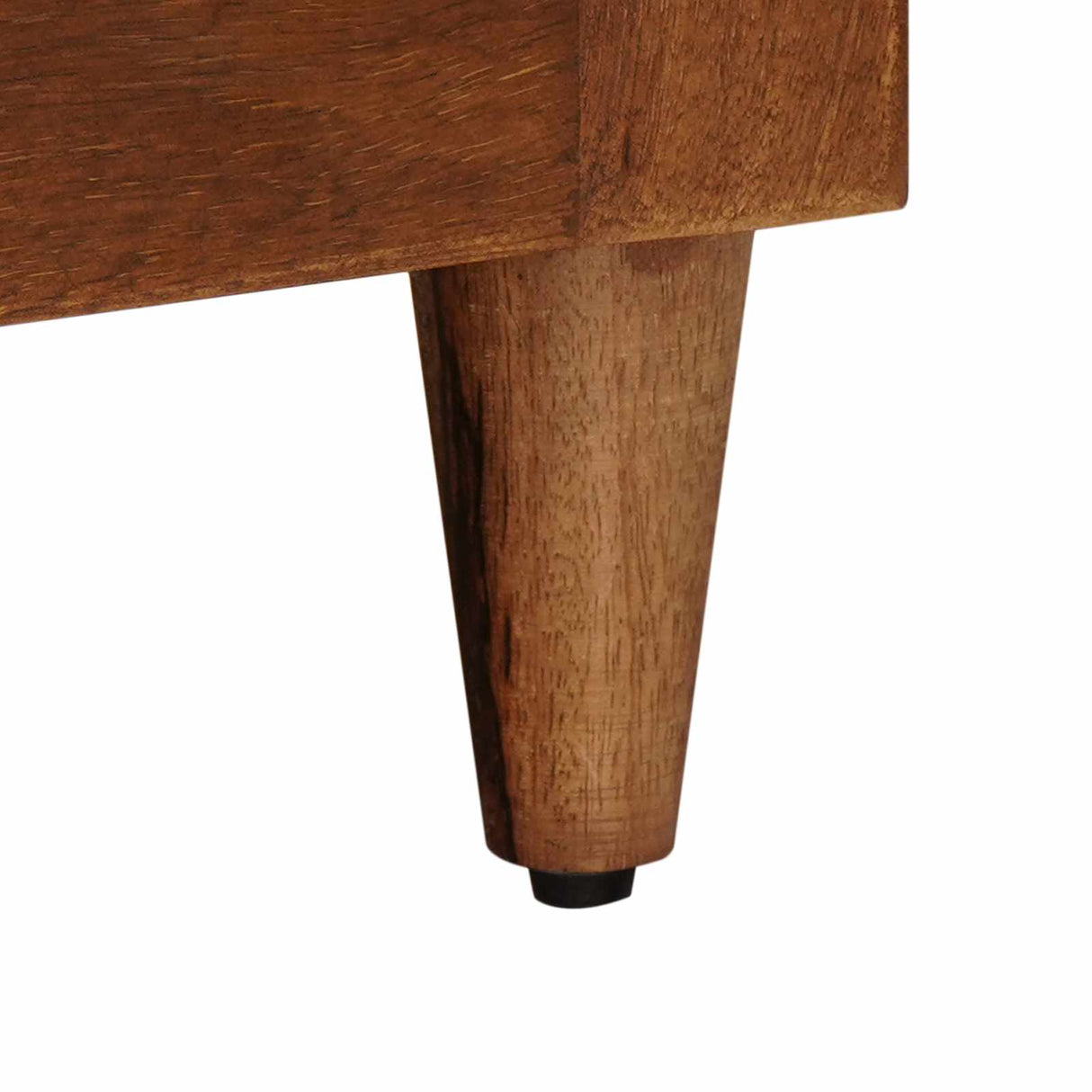 vidaXL Nachtkastje met lade Bruin 40 x 33 x 46 cm Massief Mango Hout
