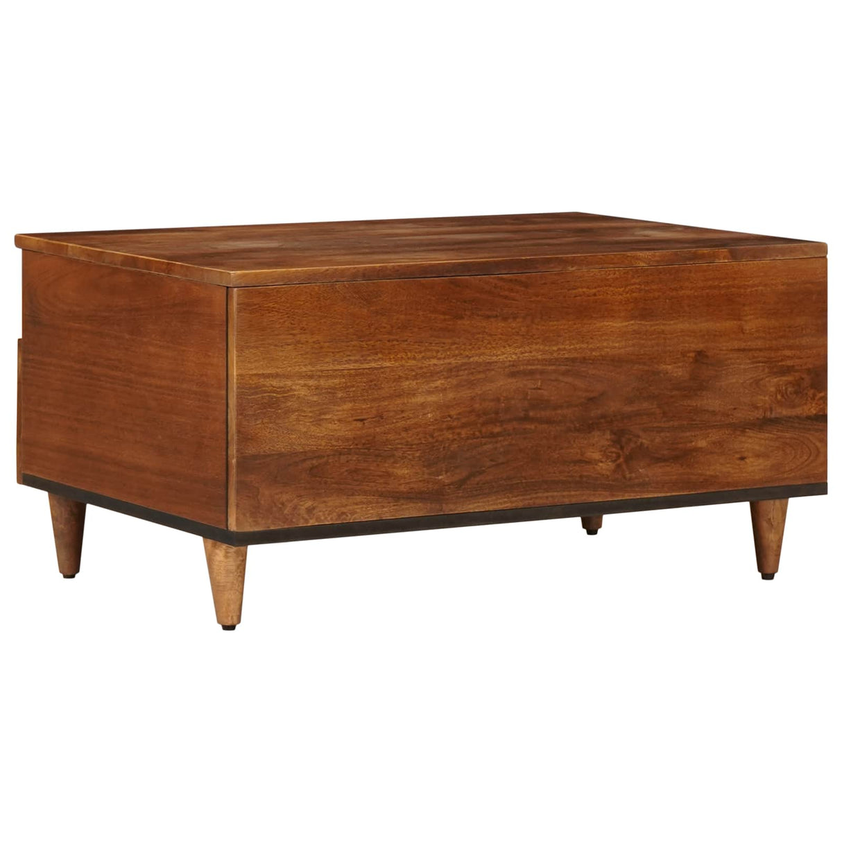 vidaXL TV Kast Walnotenhout 70 x 33 x 46 cm Massief Mango Hout