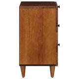 vidaXL Nightstand with Drawer Brown 50 x 33 x 62 cm Solid Mango Wood