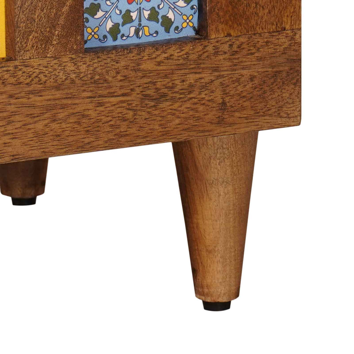 vidaXL Nightstand with Drawer Brown 50 x 33 x 62 cm Solid Mango Wood