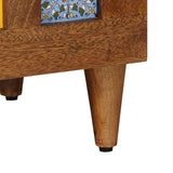 vidaXL Nightstand with Drawer Brown 50 x 33 x 62 cm Solid Mango Wood