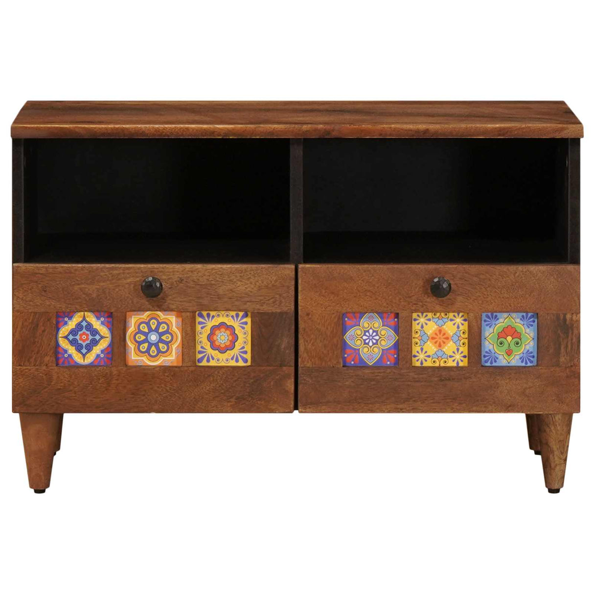 vidaXL Coffee Table with Drawer Brown 80 x 54 x 40 cm Solid Mango Wood
