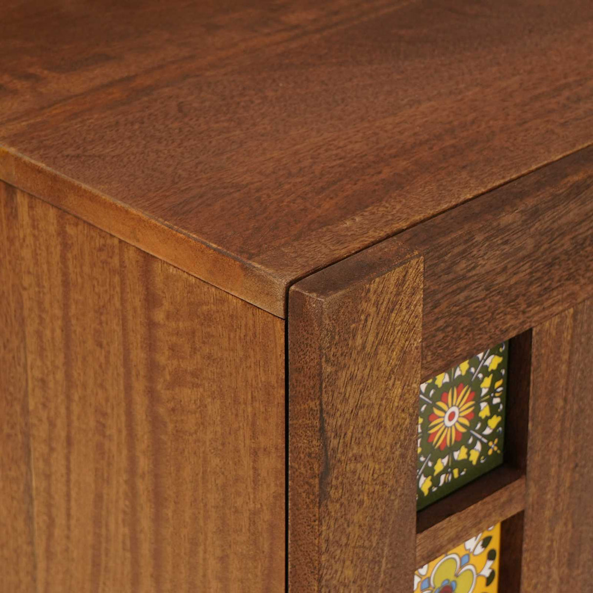 vidaXL TV Kast Walnotenhout 105 x 33 x 46 cm Massief Mango Hout