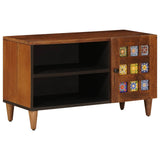vidaXL TV Kast Walnotenhout 80 x 33 x 46 cm Massief Mango Hout