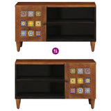 vidaXL TV Kast Walnotenhout 80 x 33 x 46 cm Massief Mango Hout