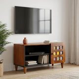 vidaXL TV Kast Walnotenhout 80 x 33 x 46 cm Massief Mango Hout