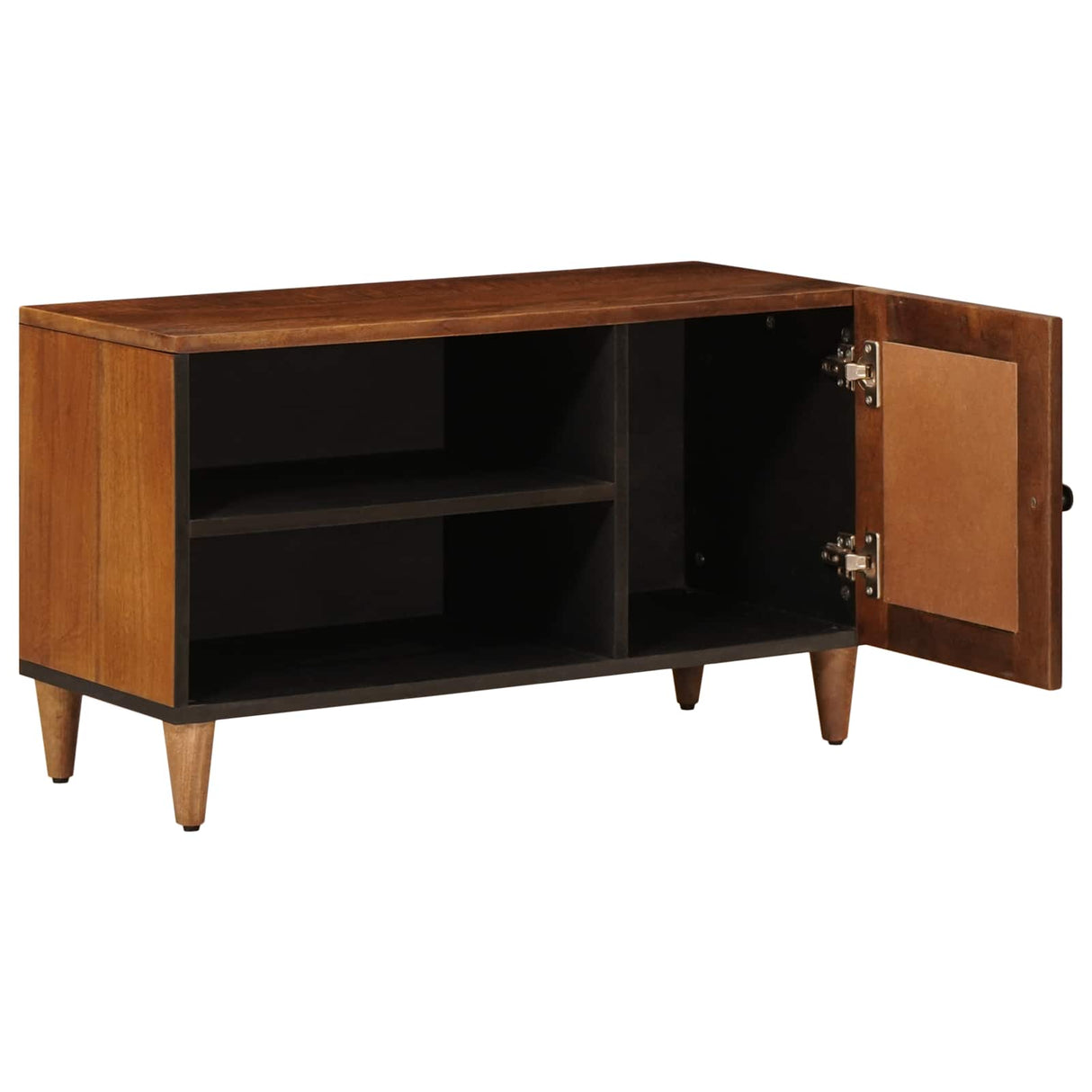 vidaXL TV Kast Walnotenhout 80 x 33 x 46 cm Massief Mango Hout