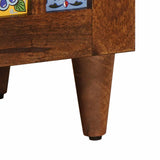 vidaXL TV Kast Walnotenhout 80 x 33 x 46 cm Massief Mango Hout