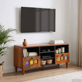 vidaXL TV Kast Walnotenhout 100 x 33 x 46 cm Massief Mango Hout