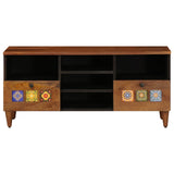 vidaXL TV Kast Walnotenhout 100 x 33 x 46 cm Massief Mango Hout