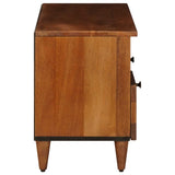 vidaXL TV Kast Walnotenhout 100 x 33 x 46 cm Massief Mango Hout