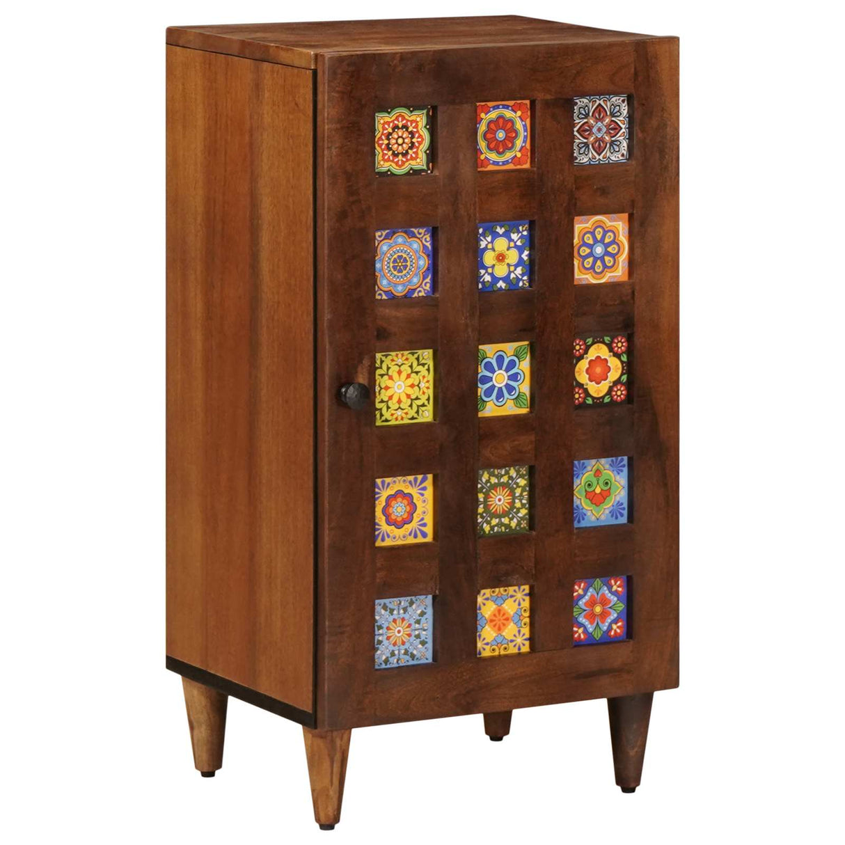 vidaXL Dressoir Walnotenhout 40 x 33 x 75 cm Massief Mango Hout